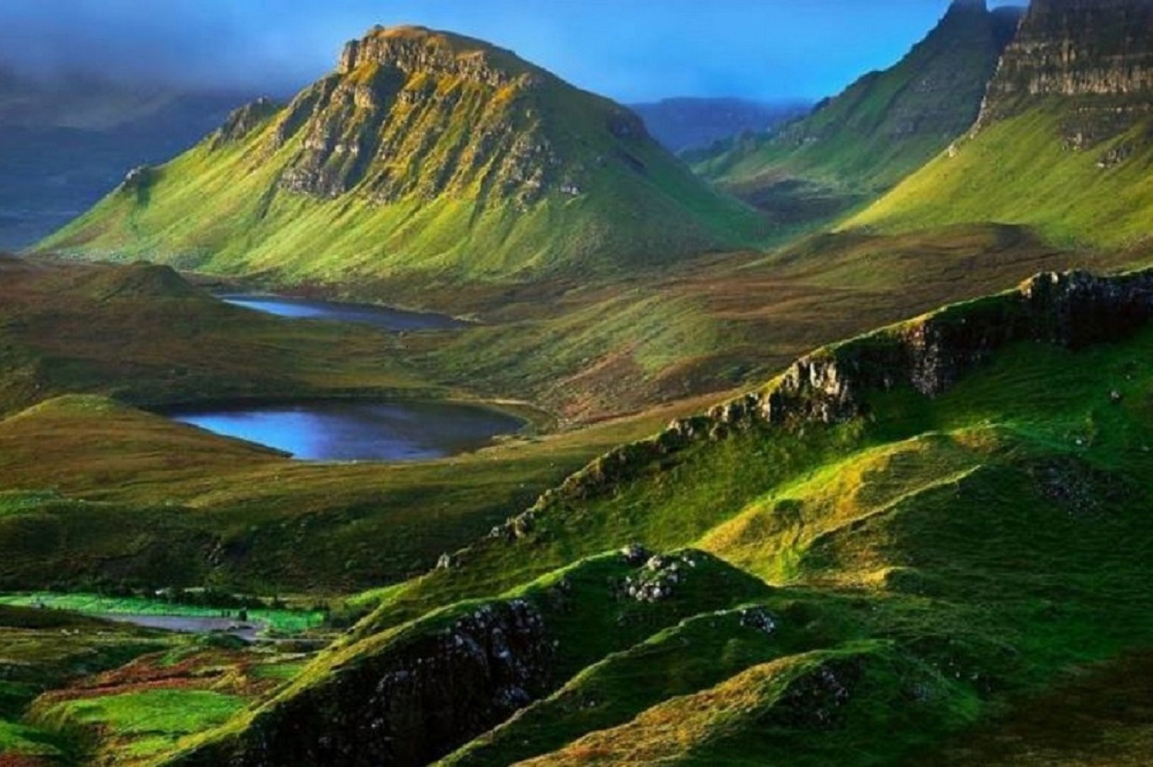 Image of a serene mountain lake in the Canadian Rockies